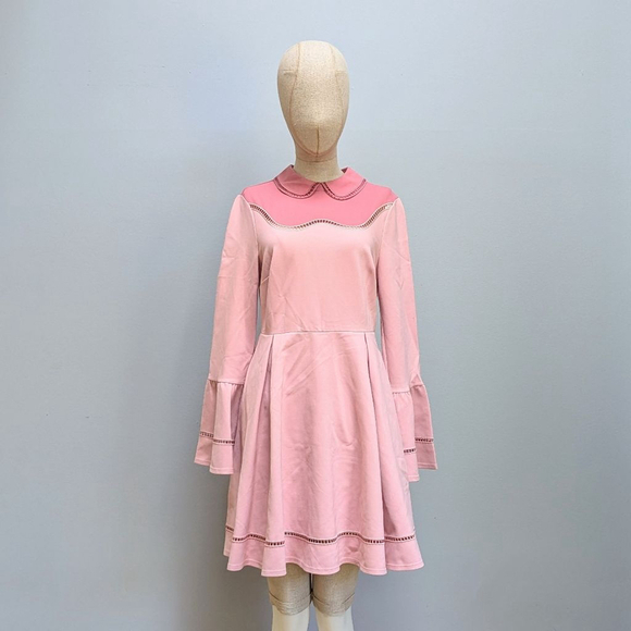 Ted Baker Pippiy Lace Ladder Pink Dress Pink - Ted Size 2 - New - Picture 2 of 16